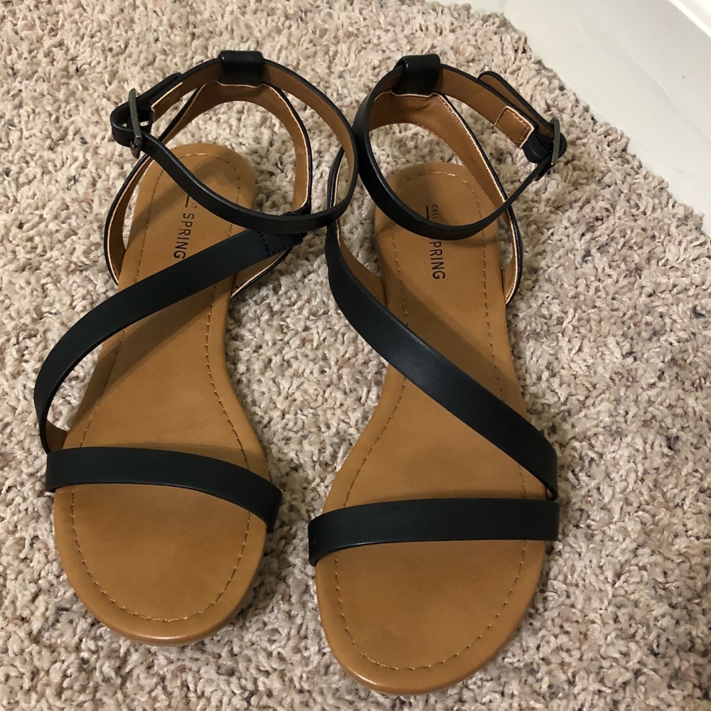 Call It Spring ankle wrap sandals